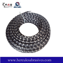 Rubber Diamond Wire Rope For Sandstone Quarrying