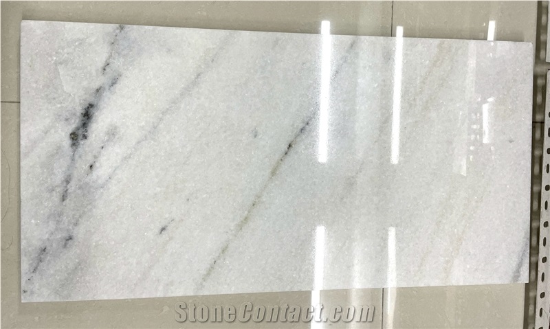 Chinese New White Marble Slab Tile For Wall Floor Cladding