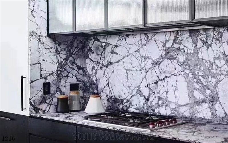 Invisible Grey Marble Slabs