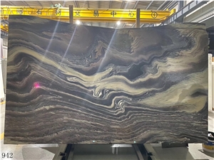 Italy Cipollino Ondulato Rosso Marmi Marble Red Luana Slab