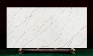 Trustworthy Elegant Reed Atificial Quartz Slab