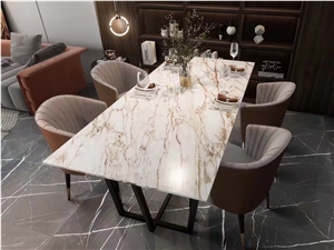 Calacatta Gold Marble Slabs For Dinning Table Tops