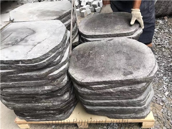 Chinese Bluestone Grey Granite Flagstone Paver Stepping
