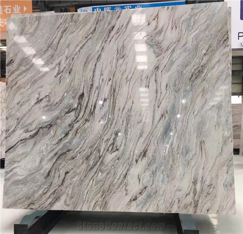 Fantasy Sand Marble Slabs, Book Matching Polished Tiles