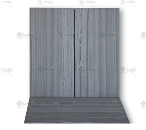 MONSOON BLACK QUARTZITE LINE SHOTBLASTED TILES