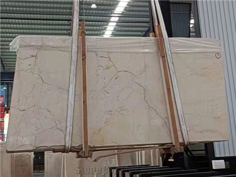 Crema Evita Marble Beige Interior Wall Panels