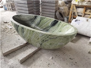 Green Marble Bathtub Bathroom Hotel