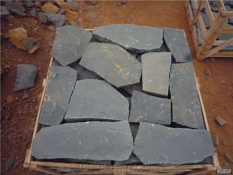 Grey Basalt Paving Stone, Cobblestone, Pavers