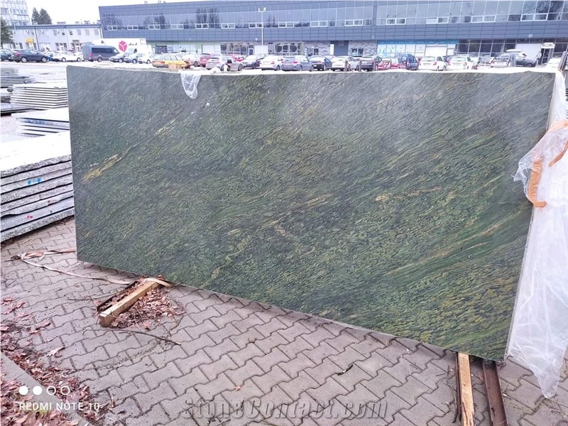 Green Picasso Granite Slabs