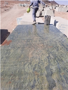 Picasso Green Granite Blocks(Verde,Zielony,Grun)/Iran Marble