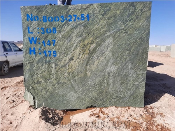 Picasso Green Granite Blocks(Verde,Zielony,Grun)/Iran Marble