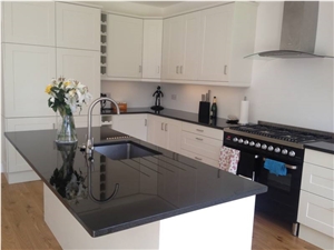 Karelia Black Granite Kitchen Countertop