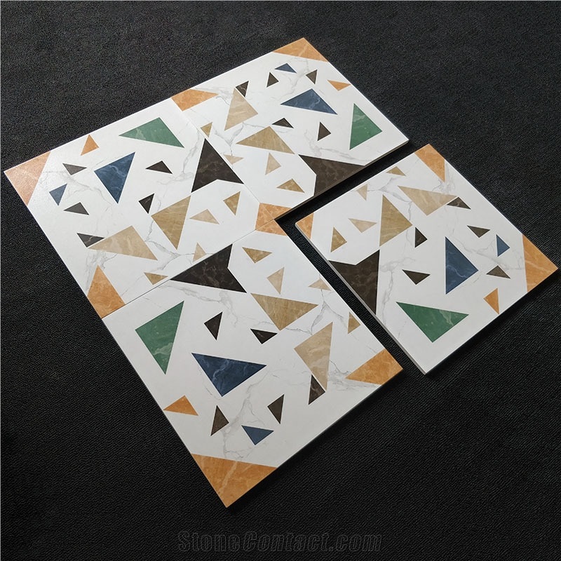 Color Geometric Mosaic Floor Tile Wholesale