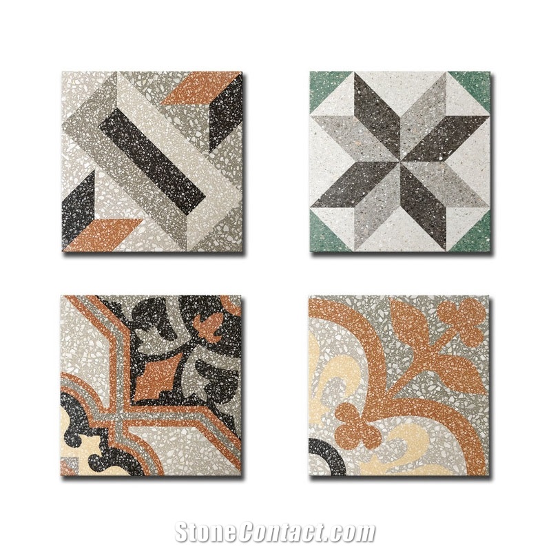 Mosaic Tile Home Non-Slip Floor Tile Aisle Geometric Tile