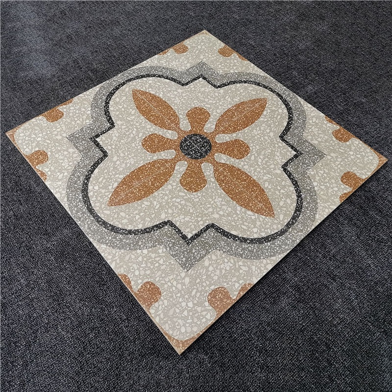 Terrazzo Pattern Floor Tile Homestay Non-Slip Tile