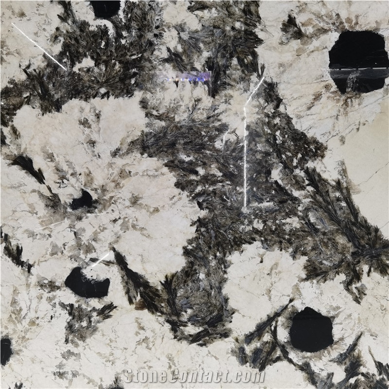 Alpinus Black Crystal Quartzite Luxury Beautiful Translucent
