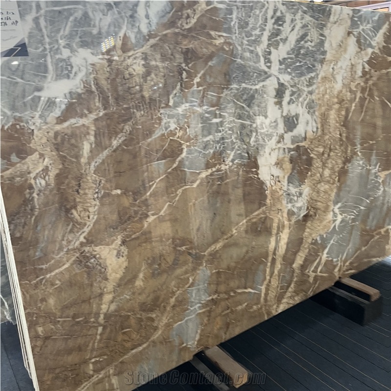 Good Price China Blue Jeans Marble Slabs Wall