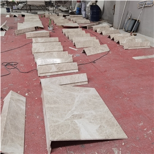Modern Grey Marble Stair Step Tiles Cheap Marble Step
