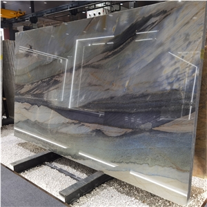 Norway Forest Green Quartzite Exotic Stone For Villa