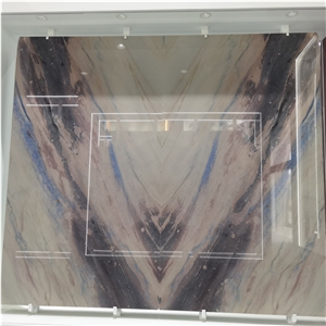 Phantom Blue Quartzite Slab Luxury Beautiful Natural