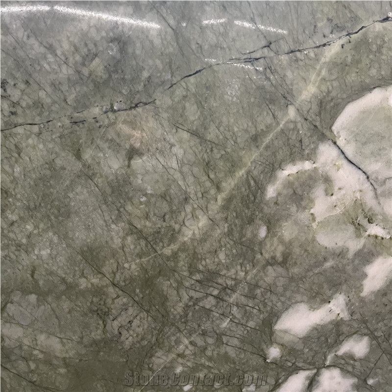 Wholesale Chinese Natural Dandong Green Marble Slab For Wall