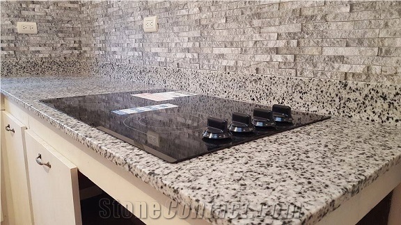 Bianco Halayeb Granite Kitchen Countertops