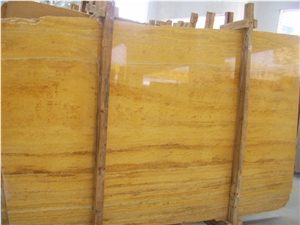 Gold Travertine Slabs