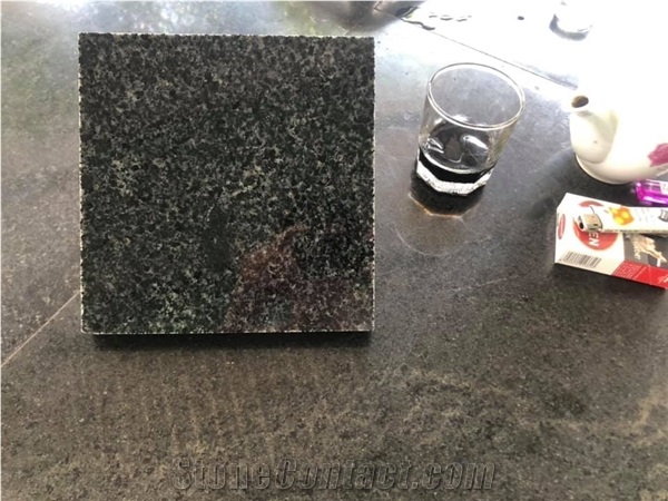Black Granite Cut To Size Of Tile And Slab