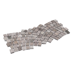 Constrasting Arch Basalt Mesh Paver