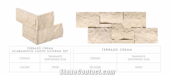 Crema Limestone Wall Panel Ledge Stone
