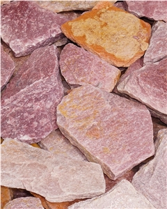 Pink Quartizite Flagstones