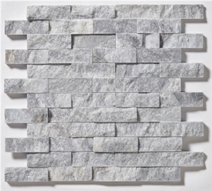 Platinum Split Face Mosaic Mesh Back