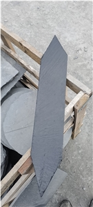 Black Slate Chevron Bathroom Floor Tile Stone Interior Wall
