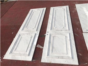 Interior Stone 3D Wall Decor Panel Marble CNC Carrara Panel