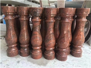 Stone Interior Terrace Stair Balustrade Granite Balusters