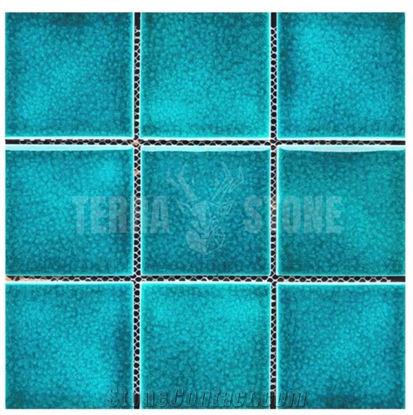 Cheap Swimming Pool 300X300mm Ceramic Mosaic Tile Floor