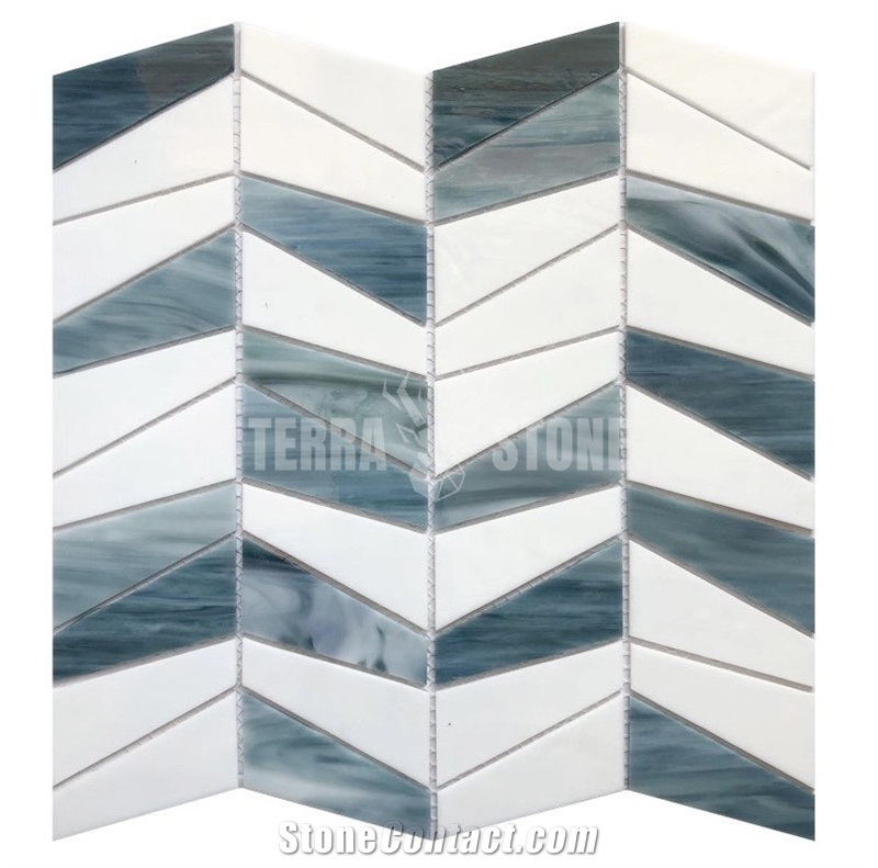Crystal Glass Mosaic Tiles Cheap Tile Backsplash