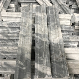 Bardiglio Carrara Gray Marble Crown Molding Border