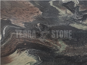 Best Price Rosso Luana Marble-Purple Landscape Marble Tiles And Marbles Floors