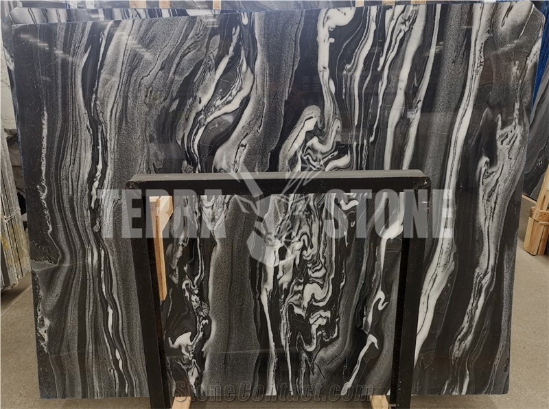 China Dream Galaxy Marble Slab And Tile Polished For Wall