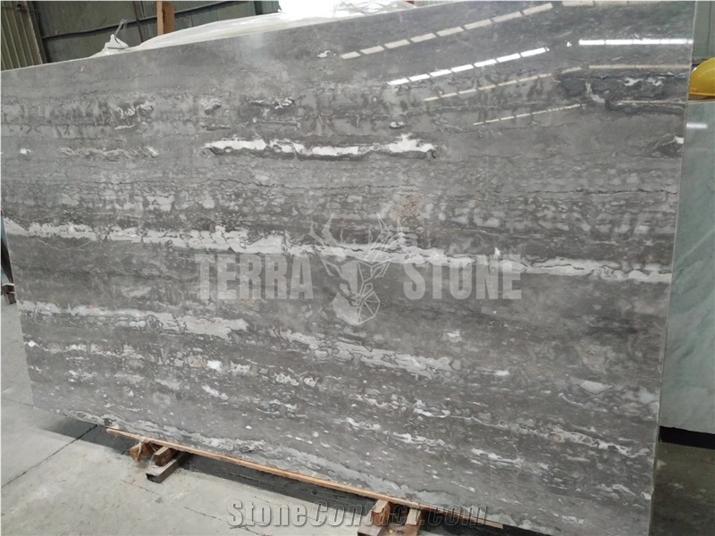 China High Quality The Silver Milky Way Wood Grain Marble