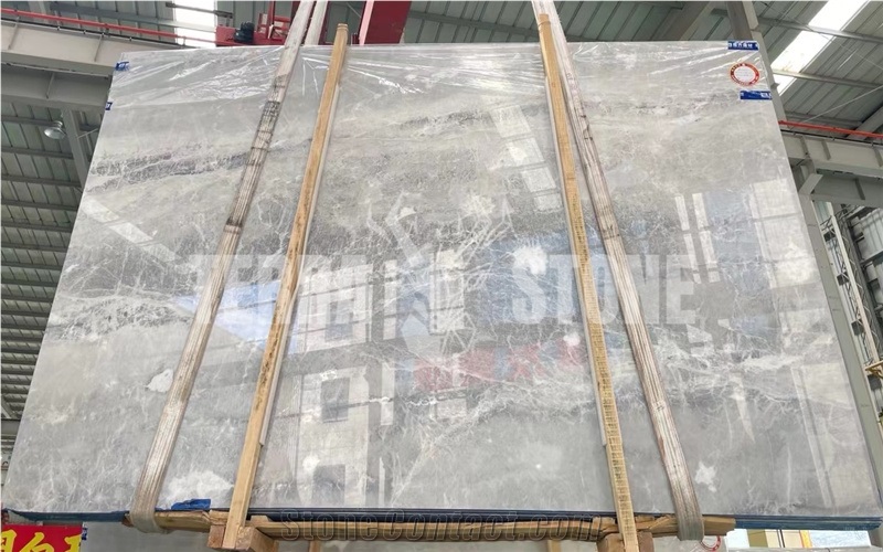 Chinese Floor And Wall Tiles Polished Yabo Grey Marble