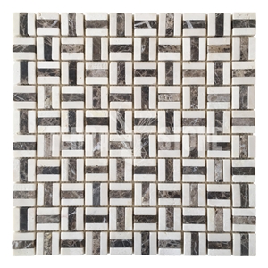 Crema Marfil Beige Marble Mosaic Kitchen Bathroom Tile