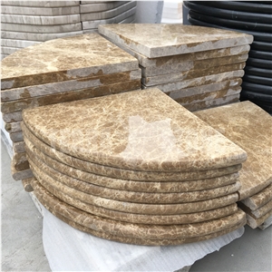 Light Brown Marble Shelf Natural Stone Corner Shelves