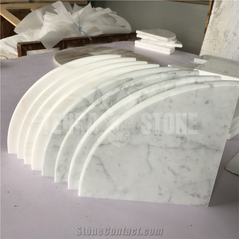 Modern Floating Wall Marble Shelf Bracket Triangle Design