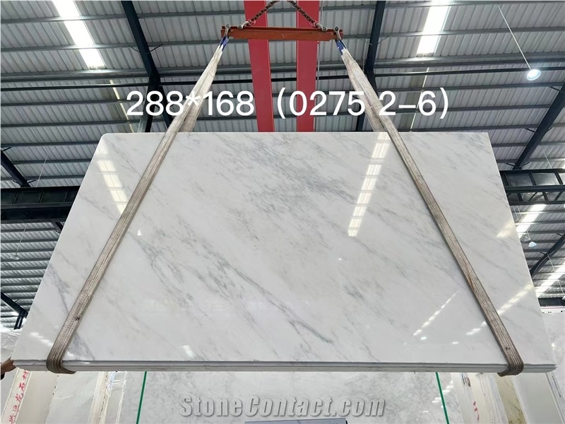 Natural Stone Slab Cut To Size Polished Oriental White
