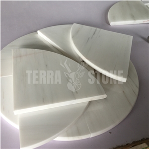 Natural Stone Statuary White Marble Bathroom