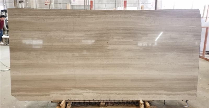 White Wood Marble Athens Silver Marble Tile