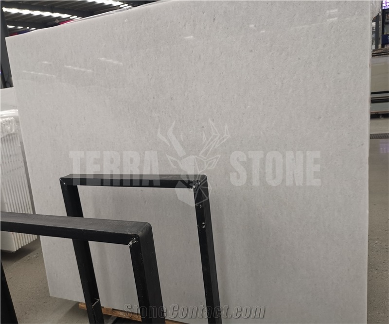 Yashi White Jade Wall Installation For Wall And Floor