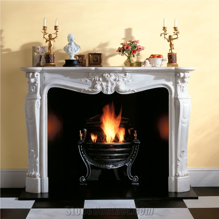 French Fireplace Mantel 006